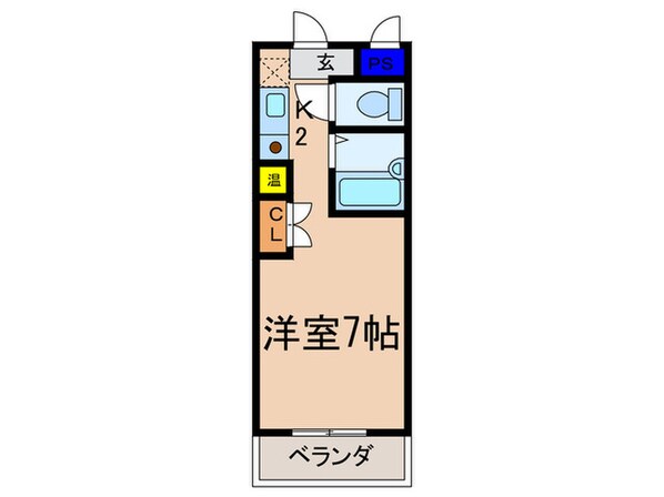 エスポワ－ルの物件間取画像